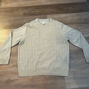 Dockers Men's Light Gray Crewneck Sweater